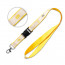 Polyester Lanyard mit Satinbezug und abnehmbarem Steckverschluss 