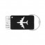 FLY TAG Kofferanhänger aus Aluminium