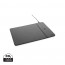 Swiss Peak RCS recyceltes 10W Wireless-Charging PU Mauspad