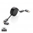 Terra aufrollbares 6-in-1 45W-Kabel aus RCS recyc. Aluminium