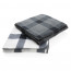 Weiche karierte Fleece-Decke