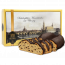 500g Edler Schokosplitter-Mandelstollen mit Überzug aus einer 17% kakaohaltigen Fettglasur im Geschenkkarton