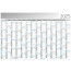 Wandplaner Whiteboard, blau, inkl. 4C-Quality-Druck