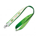 Polyester Lanyard mit Satinbezug