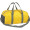 Sportreisetasche Gaspar, gelb