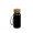 Trinkflasche "Natural", 400 ml, inkl. Strap, schwarz