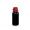 Trinkflasche "School", 400 ml, schwarz, rot