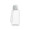 Trinkflasche "School", 700 ml, inkl. Strap, transparent, weiß