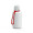 Trinkflasche "School", 700 ml, inkl. Strap, weiß, weiß, rot
