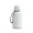 Trinkflasche "School", 700 ml, inkl. Strap, weiß, weiß, schwarz