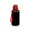 Trinkflasche "School", 700 ml, inkl. Strap, schwarz, rot