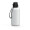 Trinkflasche "School", 1,0 l, inkl. Strap, weiß, schwarz
