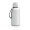 Trinkflasche "School", 1,0 l, inkl. Strap, weiß, weiß, schwarz