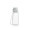 Trinkflasche "School", 400 ml, inkl. Strap, transparent, weiß