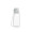 Trinkflasche "School", 400 ml, inkl. Strap, transparent, weiß