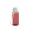 Trinkflasche "School", 400 ml, inkl. Strap, transluzent-rot, weiß