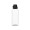 Trinkflasche Carve "School", 700 ml, transparent, schwarz