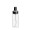 Sprayflasche "Superior", 400 ml, transparent-braun, silber
