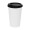 Kaffeebecher "ToGo", 0,3 l, weiß, schwarz