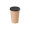 Kaffeebecher "ToGo", 0,3 l, beständiges braun, schwarz