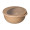 Food-Bowl "ToGo", Deluxe, 1,0 l, beständiges braun, transparent