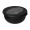 Food-Bowl "ToGo", Deluxe, 1,0 l, schlichtes schwarz, transparent
