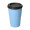 Riffel-Kaffeebecher "ToGo", 300 ml, behagliches blau, schwarz
