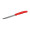 Brotzeitmesser "Vesper", rot, silber