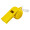 Trillerpfeife "Sport", mit Kordel, uni-colour, standard-gelb