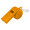 Trillerpfeife "Sport", mit Kordel, uni-colour, standard-orange