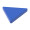 Magnet "Dreieck", standard-blau