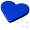 Mint-Spender "Herz", standard-blau