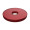 Einkaufswagenchip "1 Euro", transparent-rot