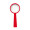 Stiellupe "Handle 4 x", standard-rot