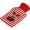 Weihnachtswärmflasche Dourados, rot