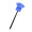 Fliegenklatsche "Trikot", standard-blau