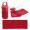 Sporthandtuch Sporty, rot