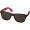 Sun Ray Sonnenbrille mit zweifarbigen Tönen, rot, schwarz