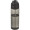 Theron 700 ml RCS Trinkflasche aus recyceltem Kunststoff mit Multifunktionsdeckel und Klappstrohhalm, schwarz