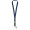 Sagan Lanyard mit abnehmbarer Schnalle und Handyband, navy