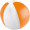 Bicolour Strandball Key West, orange