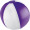Bicolour Strandball Key West, violett