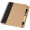 Priestly A6 Recycling Notizbuch mit Stift, natur, schwarz
