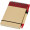 Zuse A7 Recycling Notizblock mit Stift, natur, rot