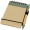 Zuse A7 Recycling Notizblock mit Stift, heidegrün, natur