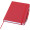 Spectrum Set A5 Hardcover Notizbuch aus Recyclingpapier und einem Kugelschreiber, rot