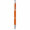 Moneta Kugelschreiber aus recyceltem Aluminium (schwarze Mine), orange