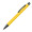 Matter Kugelschreiber mit Metallclip, gelb