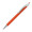 Kugelschreiber aus Metall mit Rubberfinish und Touchfunktion, orange