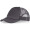 Trucker Kappe mit 5 Segmenten, storm grey, schwarz